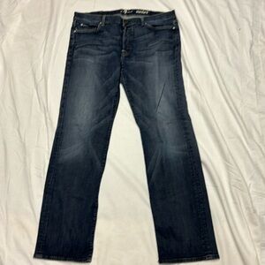 7 for all Mankind Standard Straight Leg Jeans Sz 38